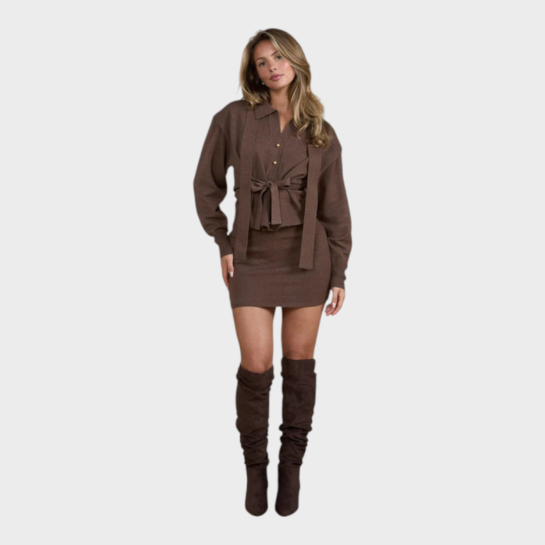 Devina | CARDIGAN | MOCHA