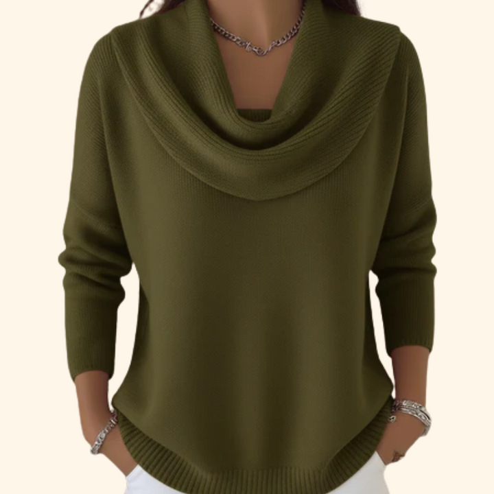 Lauren | Soft Blouse with Decollete
