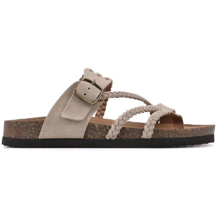 HAYLEIG |  Orthopaedic Braided Leather Sandal