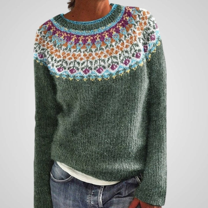 Rachel | Elegant Embossed Sweater