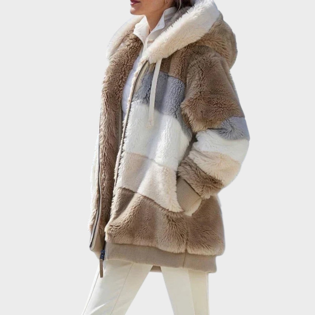 Andrea | Winter jacket with hood and zipper