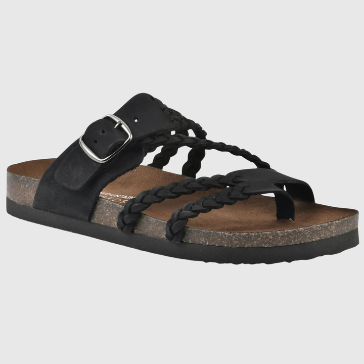 HAYLEIG |  Orthopaedic Braided Leather Sandal
