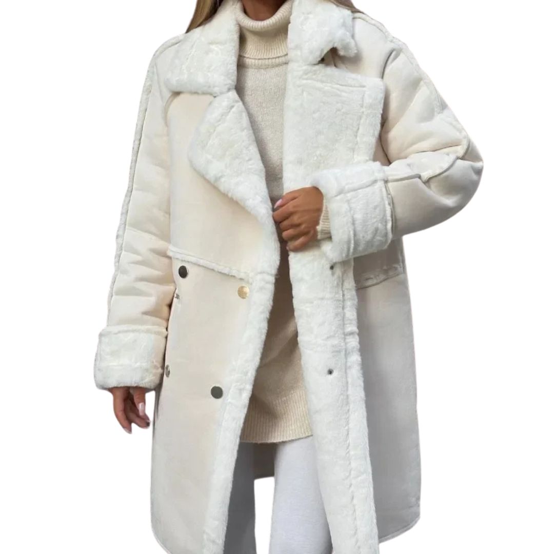 Elmsworth | Warm Teddy Trench Coat